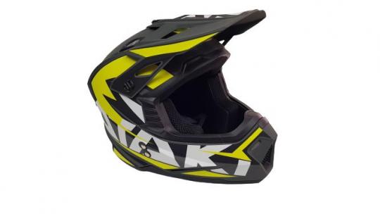 Шлем кроссовый Ataki 2021 желтый